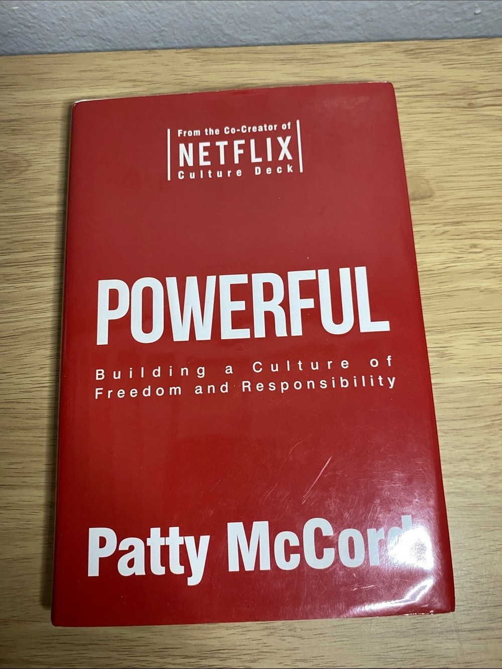 POWERFUL by Patty McCord - Red Hardcover